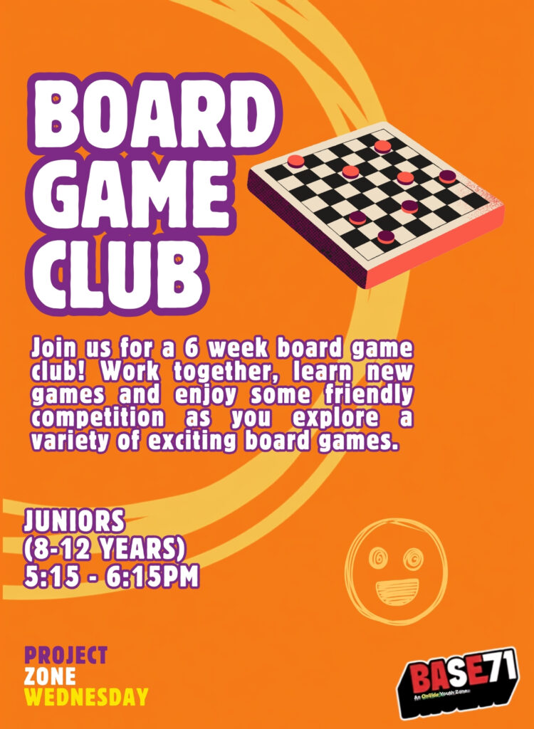 board game club for juniors